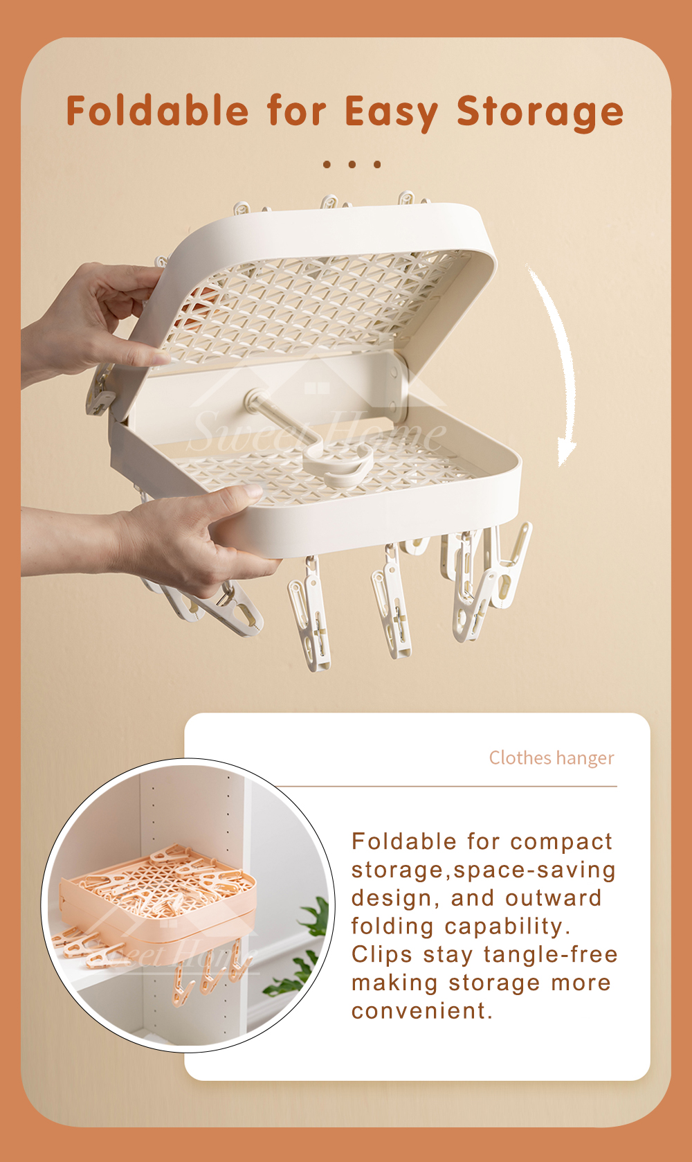 KL013 Multi-function Foldable Hanger-7